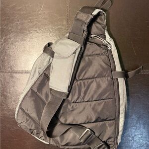 GAP Men's Black and Gray Backpack